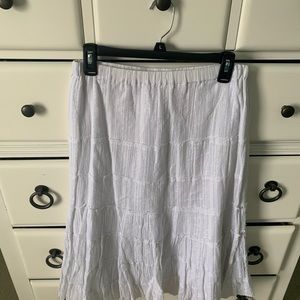 Size large white skirt!